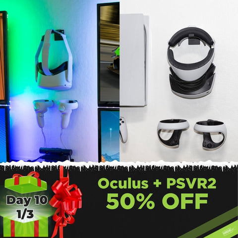 HIDEit Oculus Mount, HIDEit PSVR2 Wall Mount, Oculus Meta Quest, PSVR2 mount, Playstation VR2 mount, playstationvr