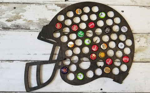 Football Helmet Bottle Cap Holder