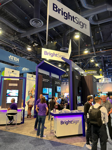 HIDEit at InfoComm 2022 BrightSign Booth