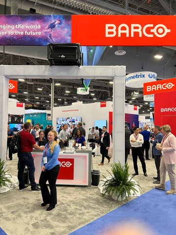 HIDEit Mounts at InfoComm 2022 Barco Booth