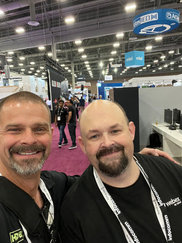 HIDEit Mounts at InfoComm 2022 with Justin from Cisco