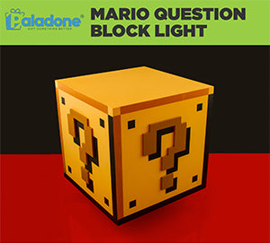 Paladone Super Mario Brothers Question Block Light