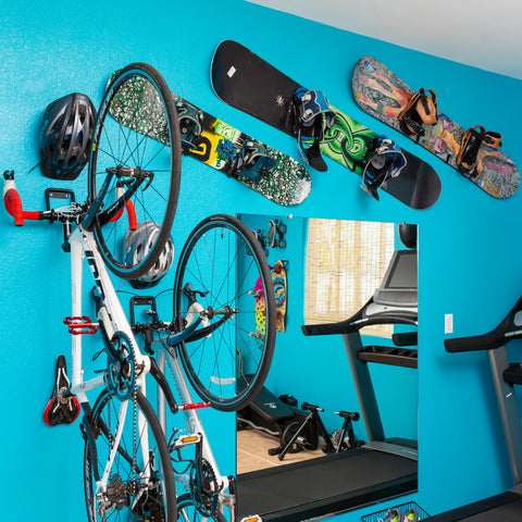 HIDEit Vertical Bike Mount + Horizontal Snowboard Mount