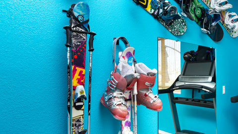 HIDEit Vertical Ski Wall Mount Rack