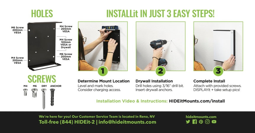 HIDEit Xbox One S + Xbox One X Wall Mount Install Instructions