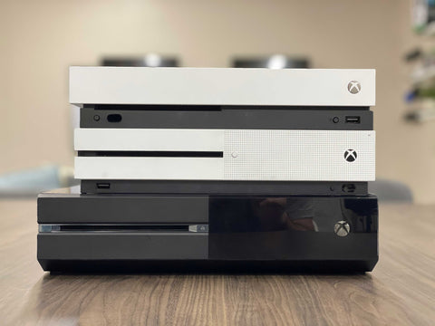 Xbox One family stacked