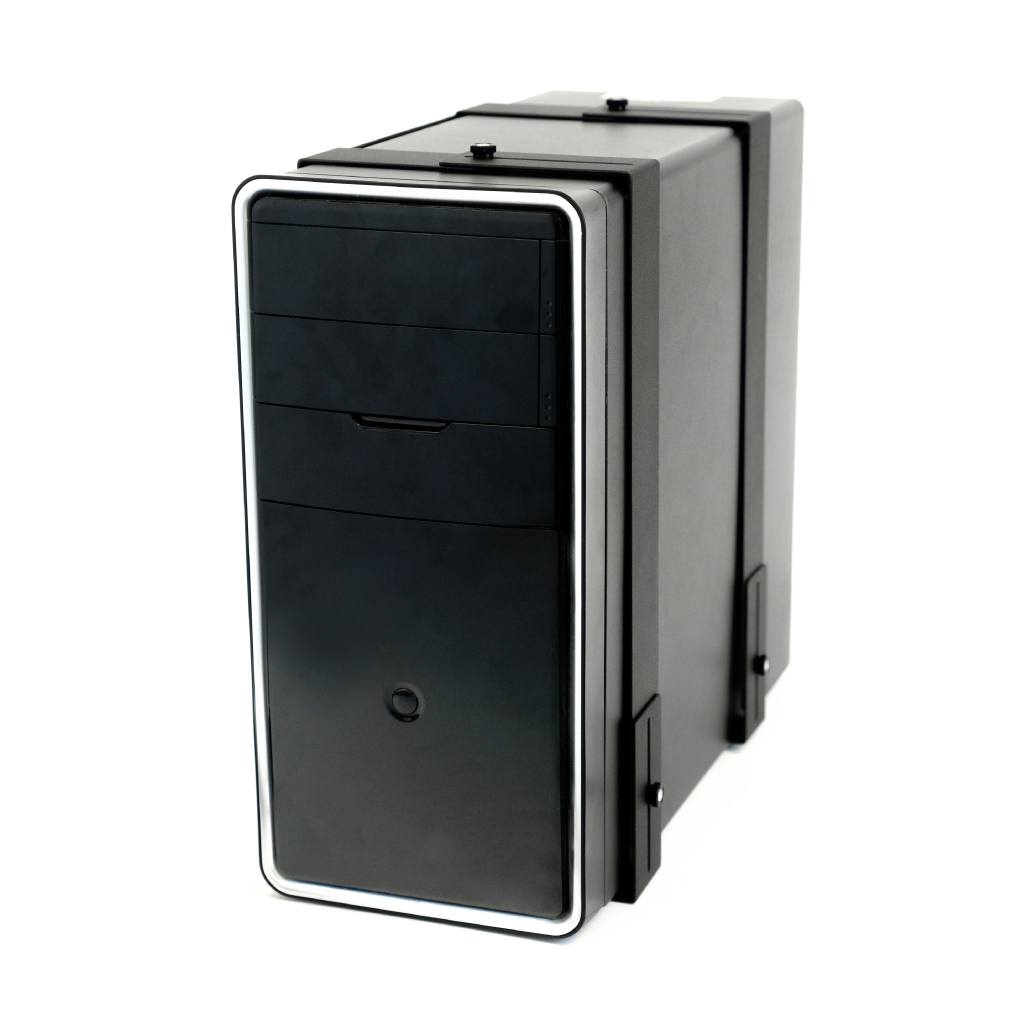 Adjustable Under-Desk /Wall PC Mount - Computer Tower Stands - TV Mounts