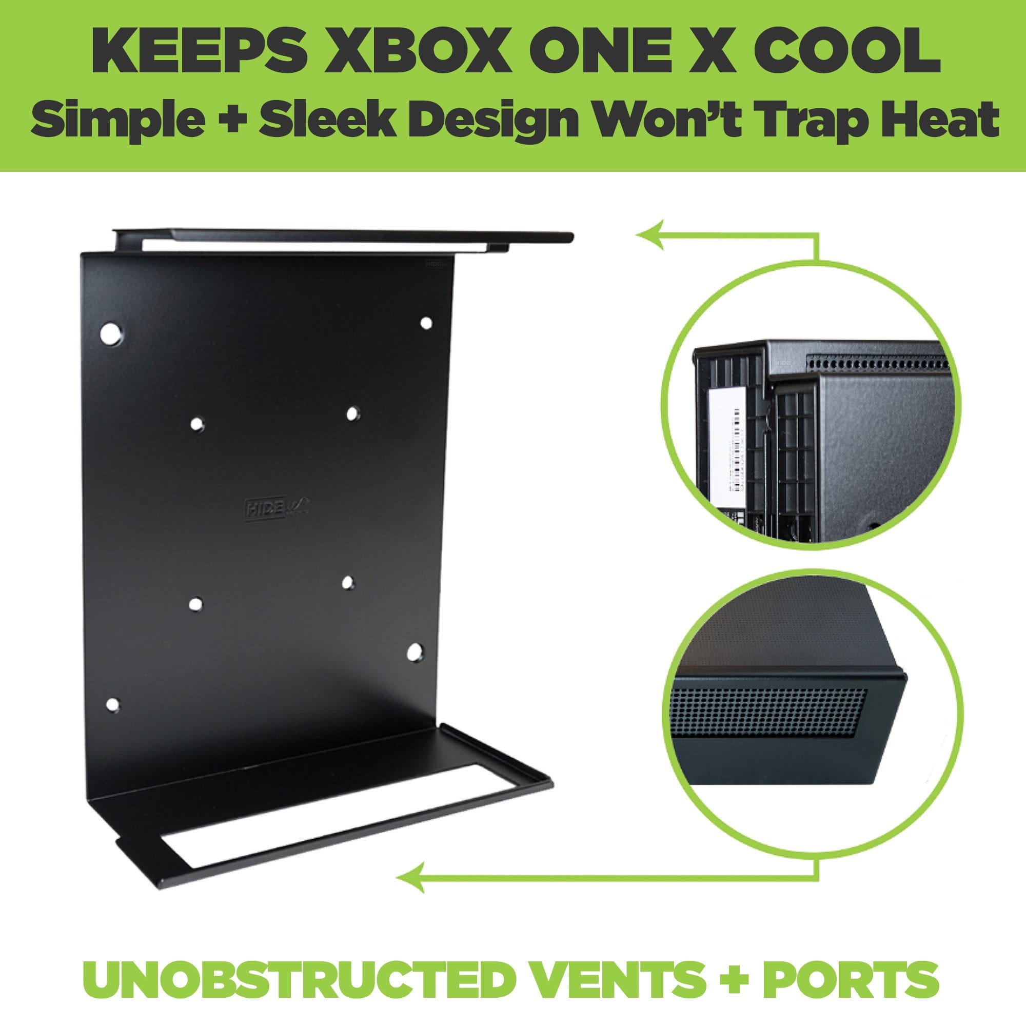 Xbox One X Wall Mount Hideit Mount For Xbox One X Game Console