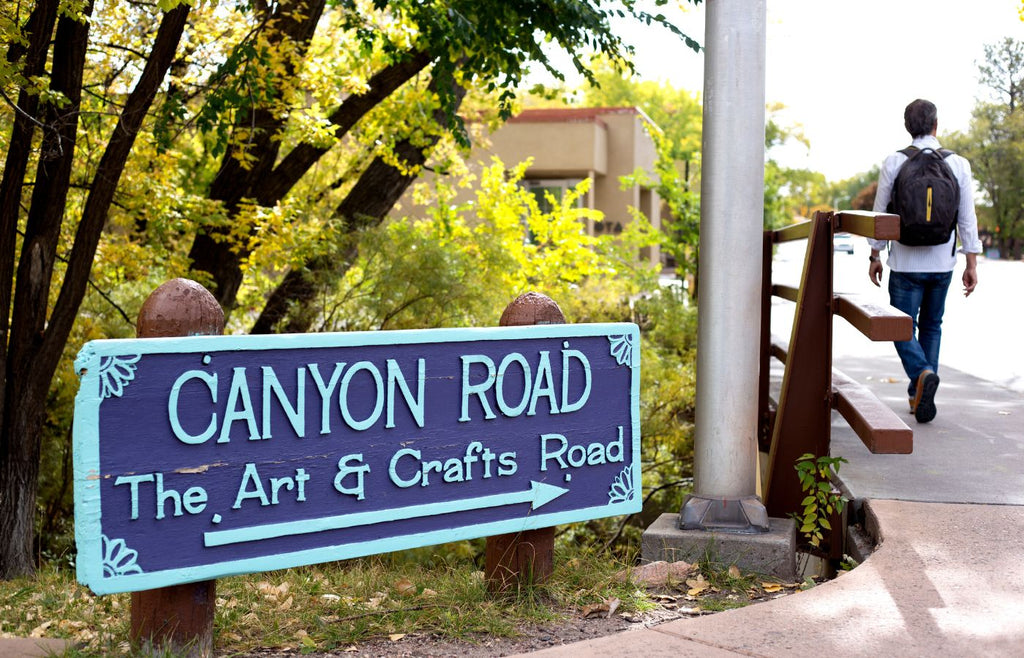 Sign for Canyon Road