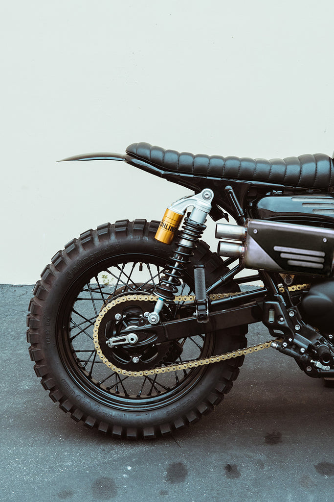 Brady Young S Triumph Scrambler 17 Build Seaweed Gravel