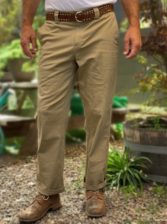 Canvas Pant Malcolm Green – Seaweed & Gravel