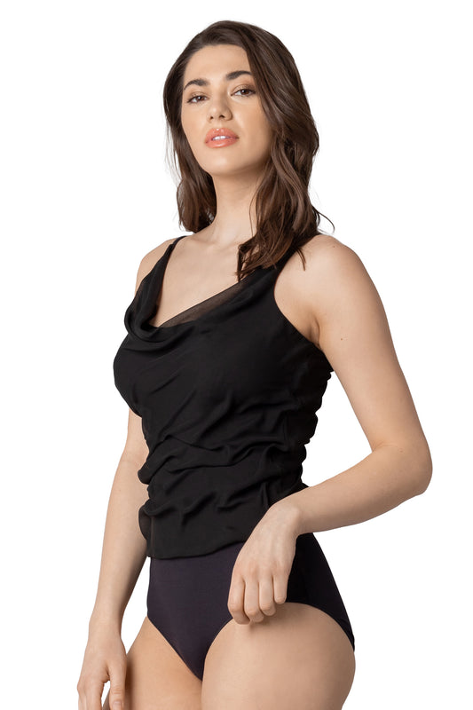 Velvet Rose Scarlett Sleeveless V-Neck Cami Bodysuit Womens F2 Black –  Alton Gray