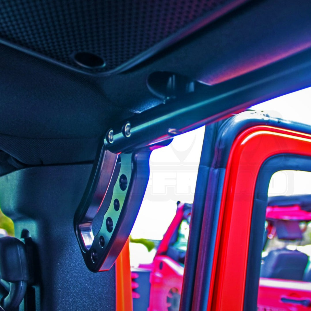 JK & JKU Rear Loop Grab Handles - Jeep Wrangler Accessories | CMM Offroad