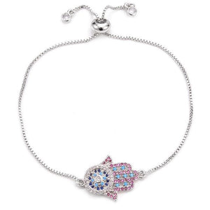 Silver Hamsa Bracelet  Mejuri