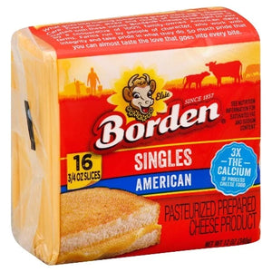 Borden American Cheese Singles 12 oz - Westfield Campus and Co