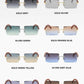 Pinnacle Rectangle Frame Rimless Wood Printed Gradient Sunglasses - Pinnacle Luxuries