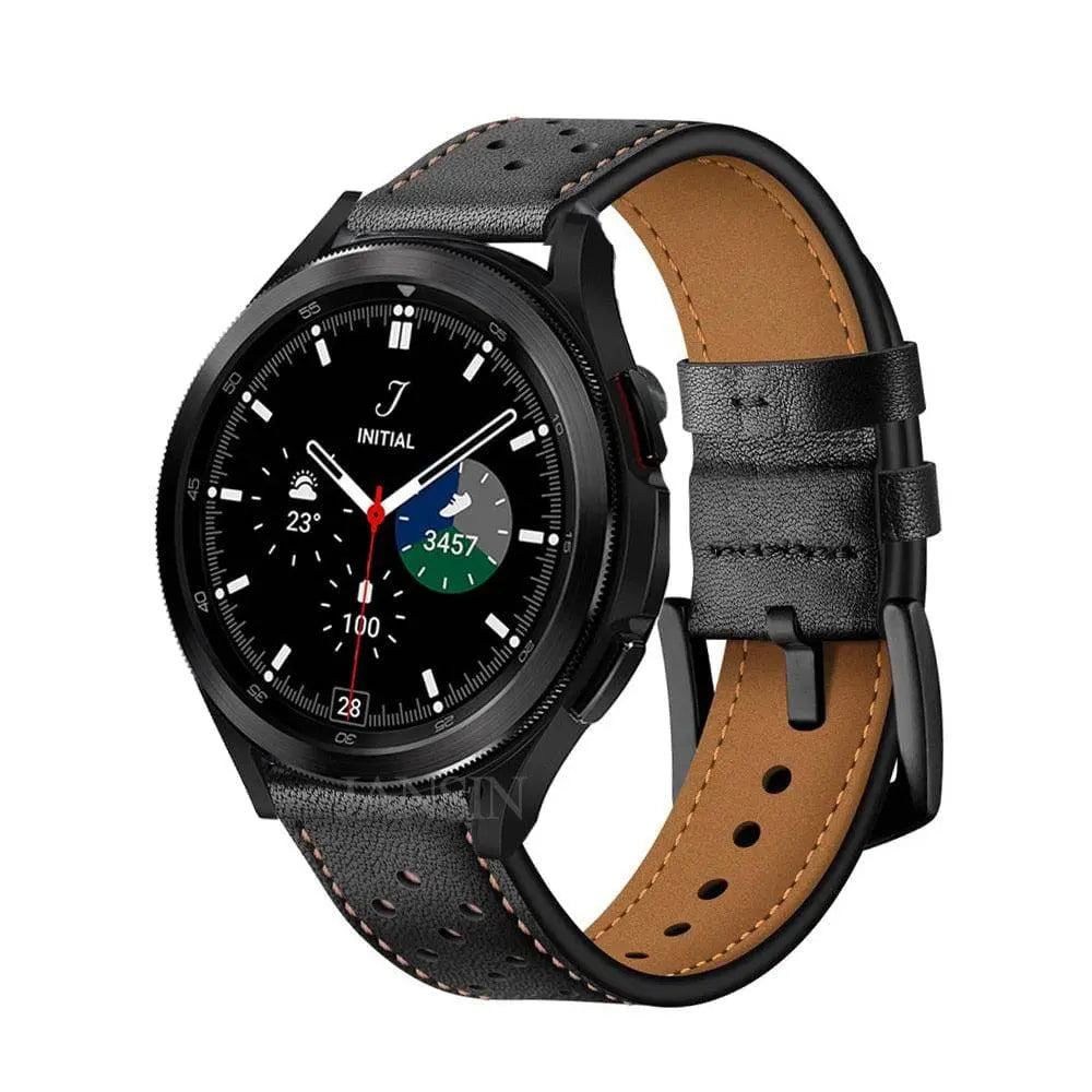 Custom Leather Band For Samsung Galaxy Watch 4 – Pinnacle Luxuries