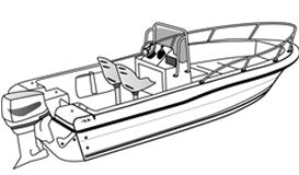 Center Console with Bow Rails