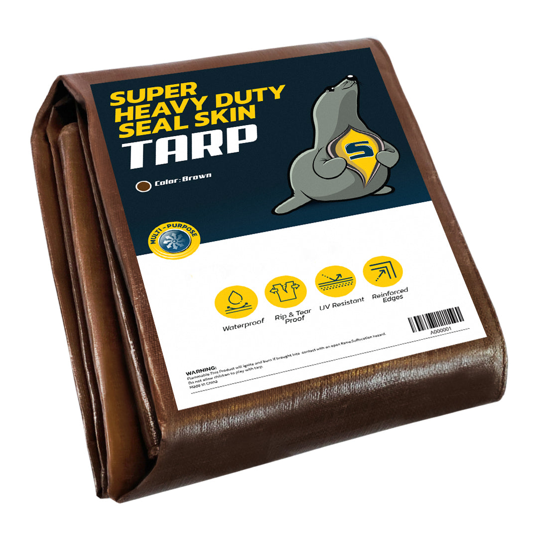 Seal Skin Heavy Duty Poly Tarp 12Mil - 7
