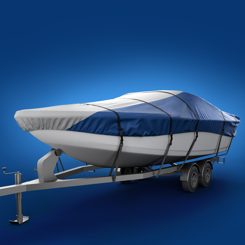 Seal Skin Supreme boat cover on demo boat