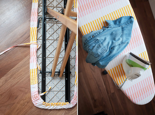 Ironing Board Re-cover Tutorial - Plush Addict