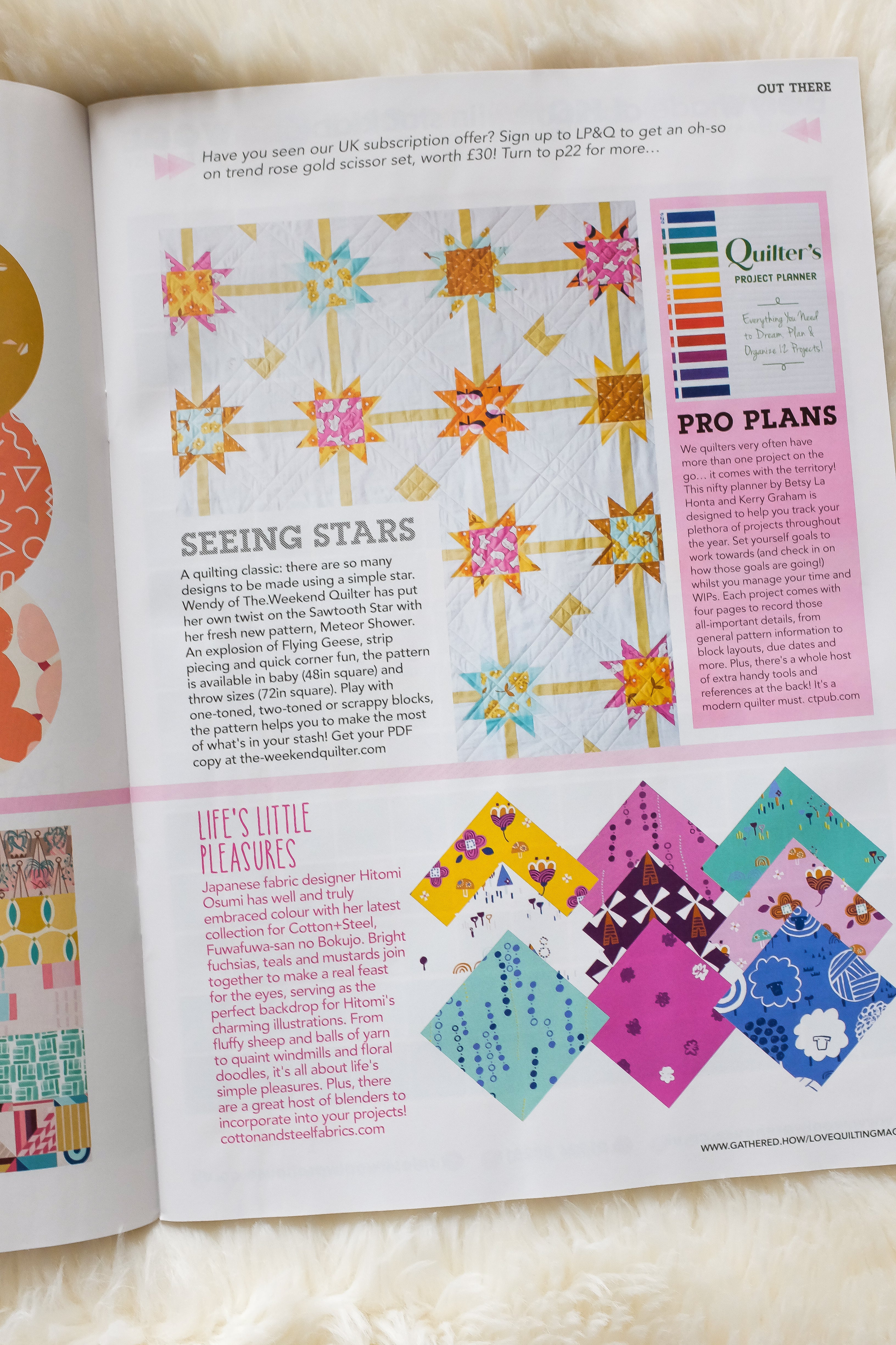 Meteor Shower Quilt, Love Quilting and Patchwork Magazine #88 meteor shower quilt the weekend quilter 