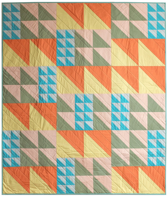 The Weekend Quilter x Fiskars Top 5 Tips on Trimming (squaring up) Half-Square Triangles Triangle Multiplier Quilt Pattern