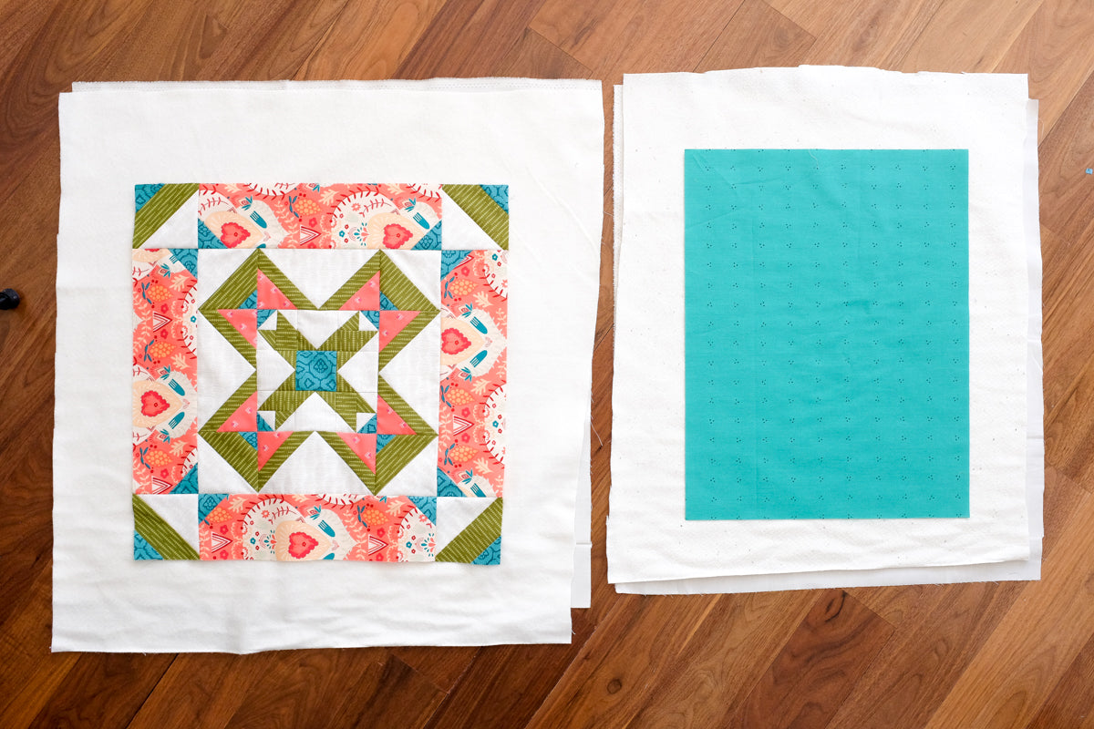 The Weekend Quilter Garden Tile Quilt Block Pattern Throw Cushion Cover tutorial