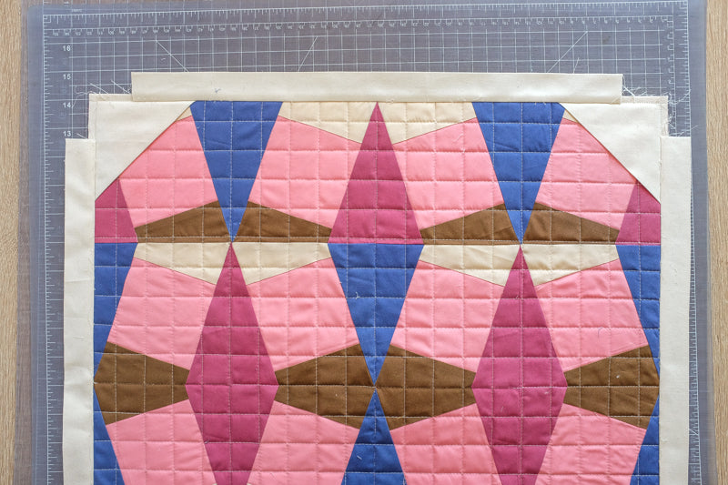 How to Face Your Wall Hanging and Art Quilt Tutorial by The Weekend Quilter