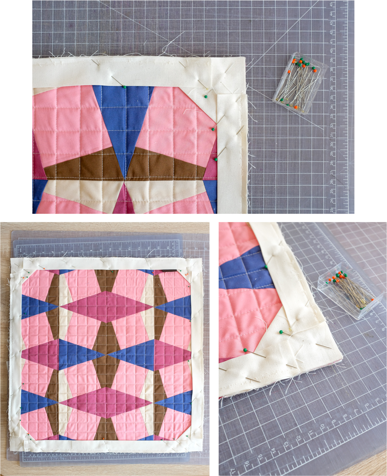 How to Face Your Wall Hanging and Art Quilt Tutorial by The Weekend Quilter