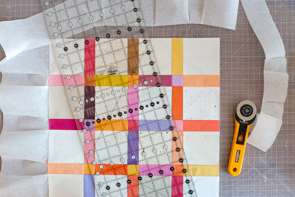 The Weekend Quilter how to use Quilter’s Grid fusible Interfacing tutorial 