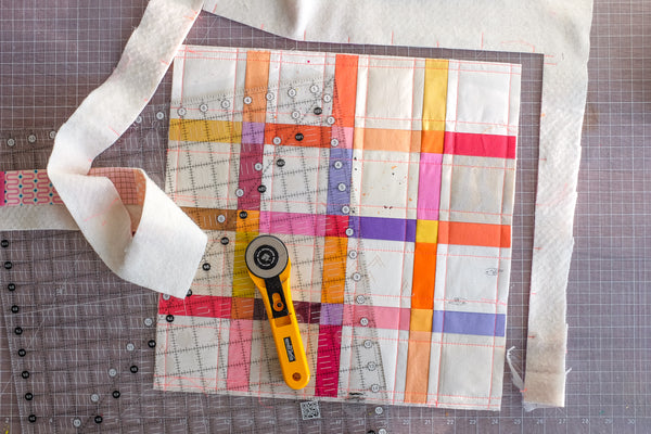 The Weekend Quilter how to use Quilter’s Grid fusible Interfacing tutorial 