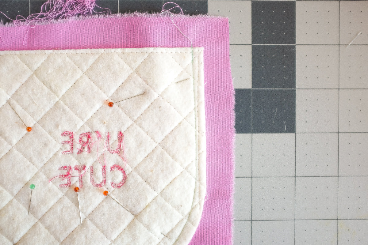 Sweet Notes Valentine’s Day heart candy quilted Bunting Tutorial by The Weekend Quilter