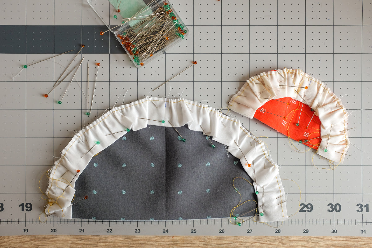 The Weekend Quilter how to make scalloped bunting flags tutorial 