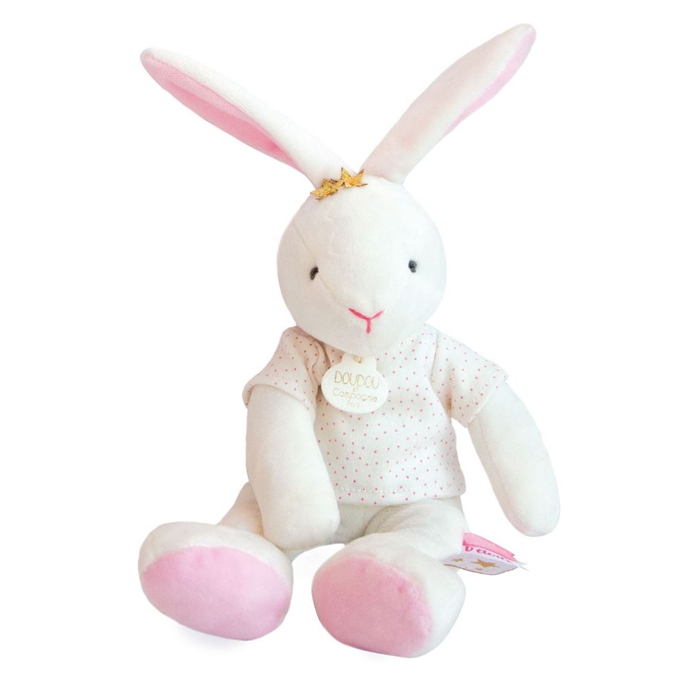 pink bunny plush