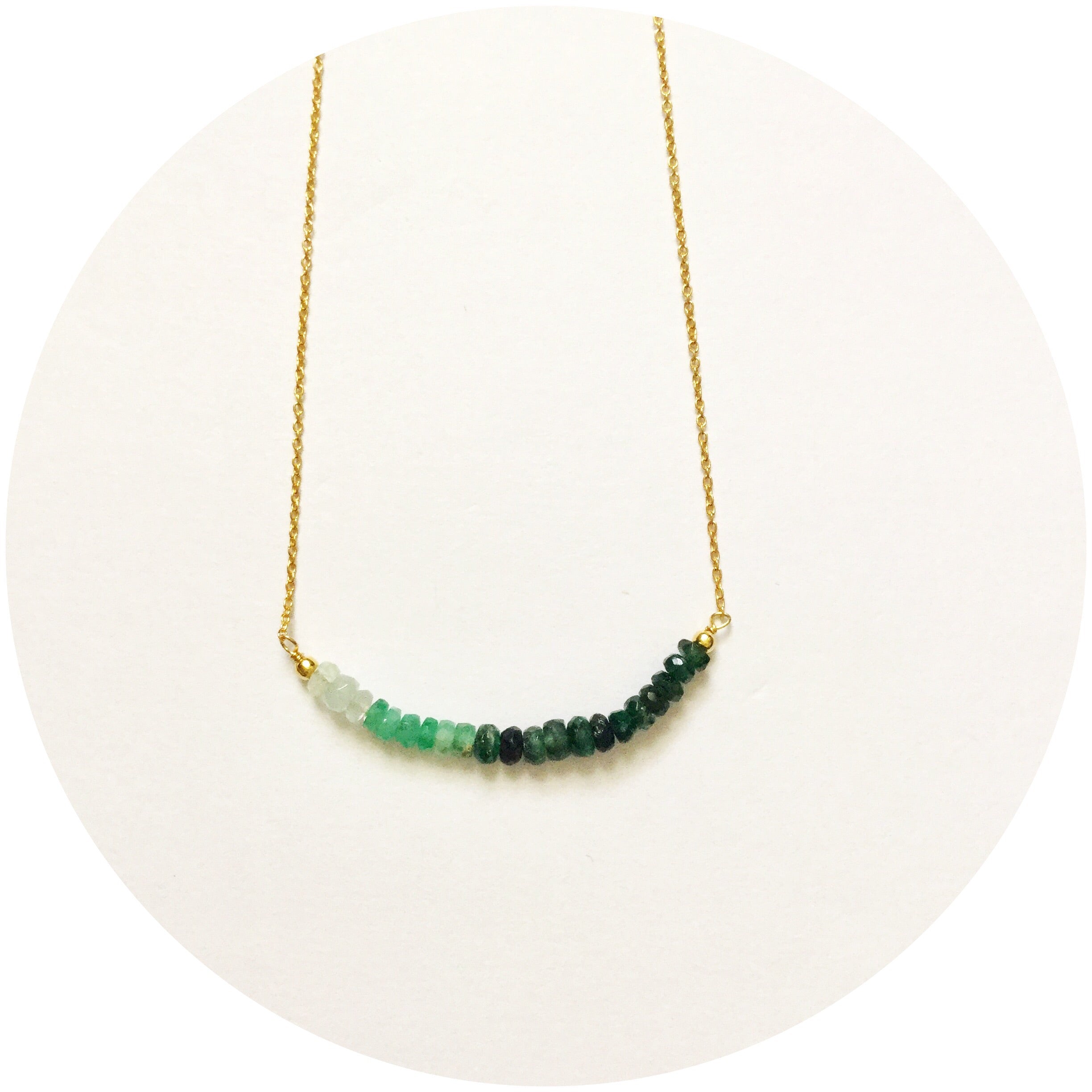green garnet necklace