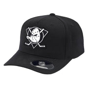 1-MAN7391DB-Black-Hat-Anaheim-ducks-high-crown-110-pinch-Mitchell-and-ness-Live-clothing