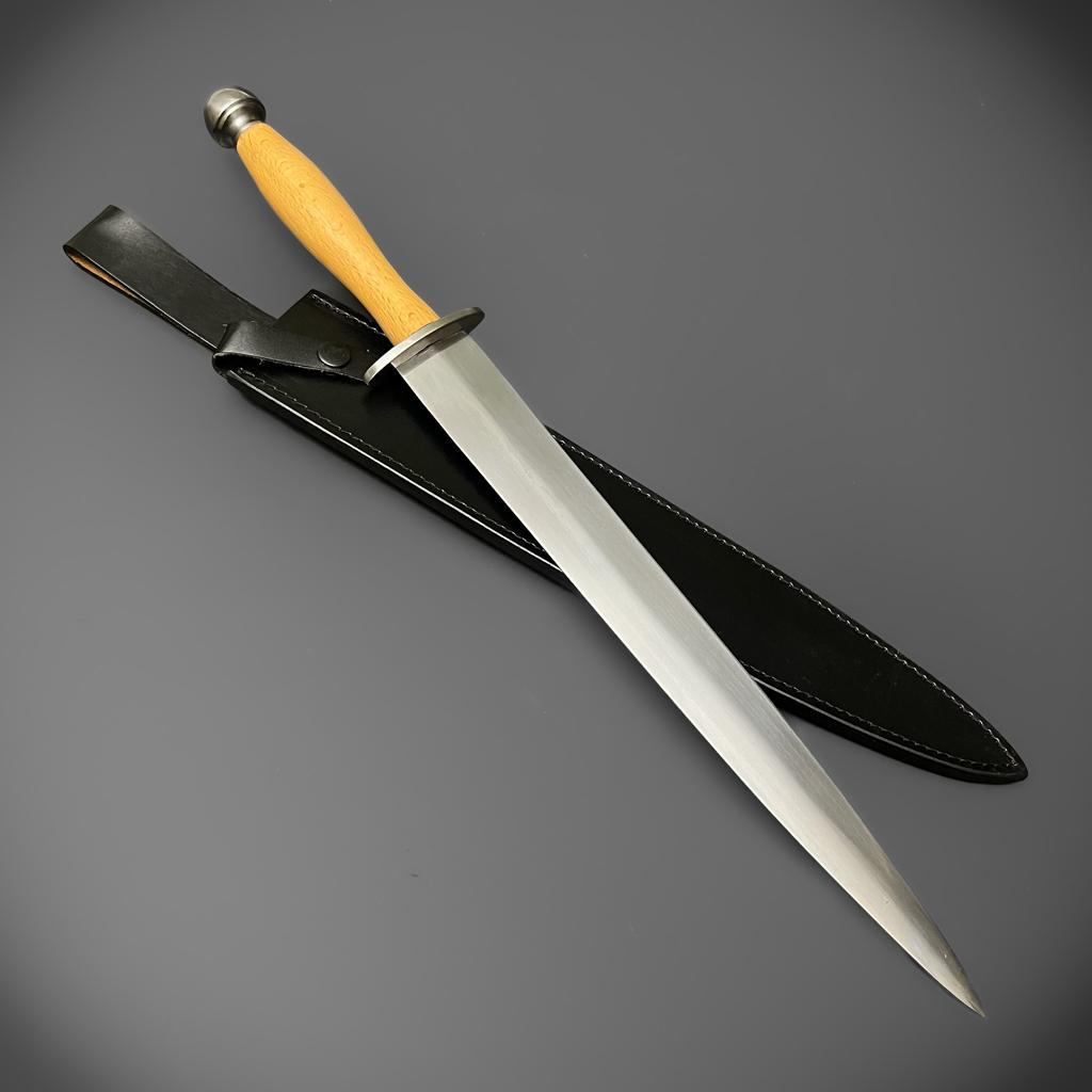 A Gothic style dagger I just finished up, what do you think? : r/knives