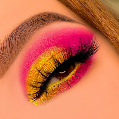 pink orange eyeshadow