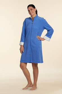 Terry Knit Robe - Short Robe/Short Sleeves – Miss Elaine Store