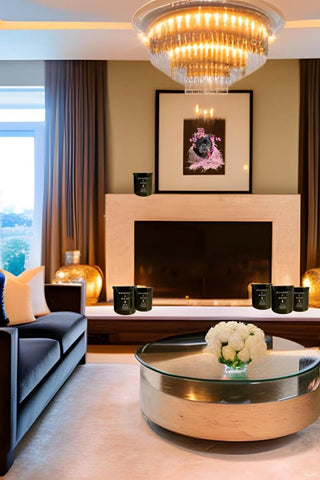 Whiskey and Woof Luxury Living Room Needs How Many Candles