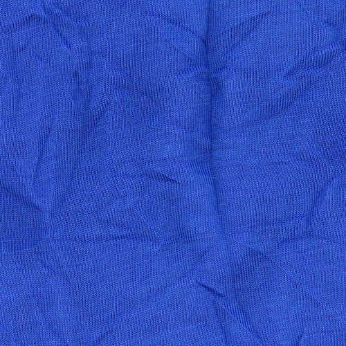 Royal Polyester Rayon Crush Jersey Knit 
