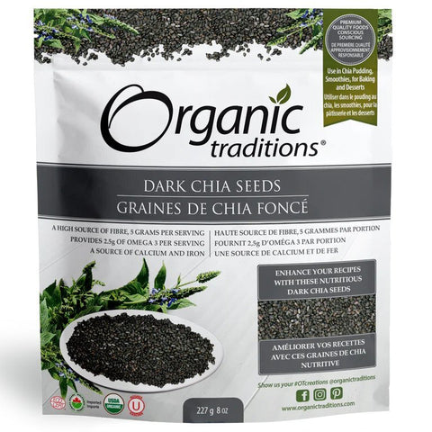 dark chia seeds