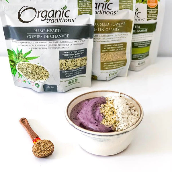 Balanced Meal with Organic Traditions products