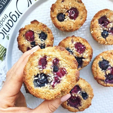 Healthy Vegan Muffines with berries