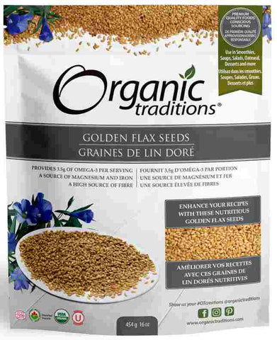 organic golden flax seeds
