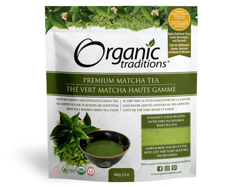 Organic matcha tea