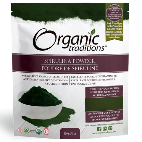 spirulina powder by Organic Traditions