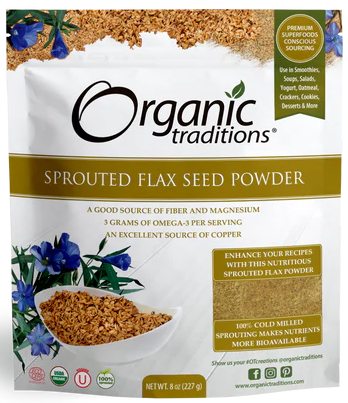 sprouted flax seed powder