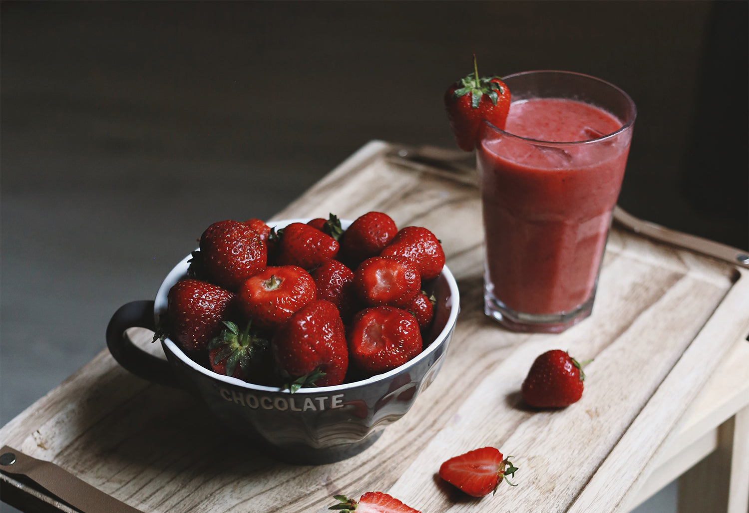 Strawberry superfood smoothie